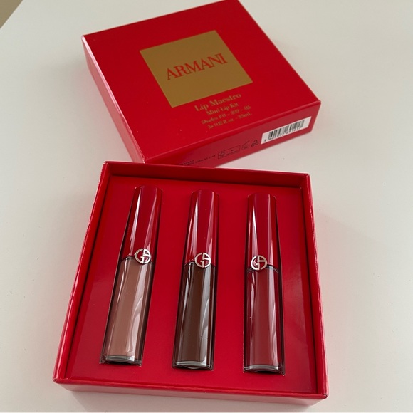 Armani Beauty Mini Lip Maestro Trio Set - Picture 2 of 7